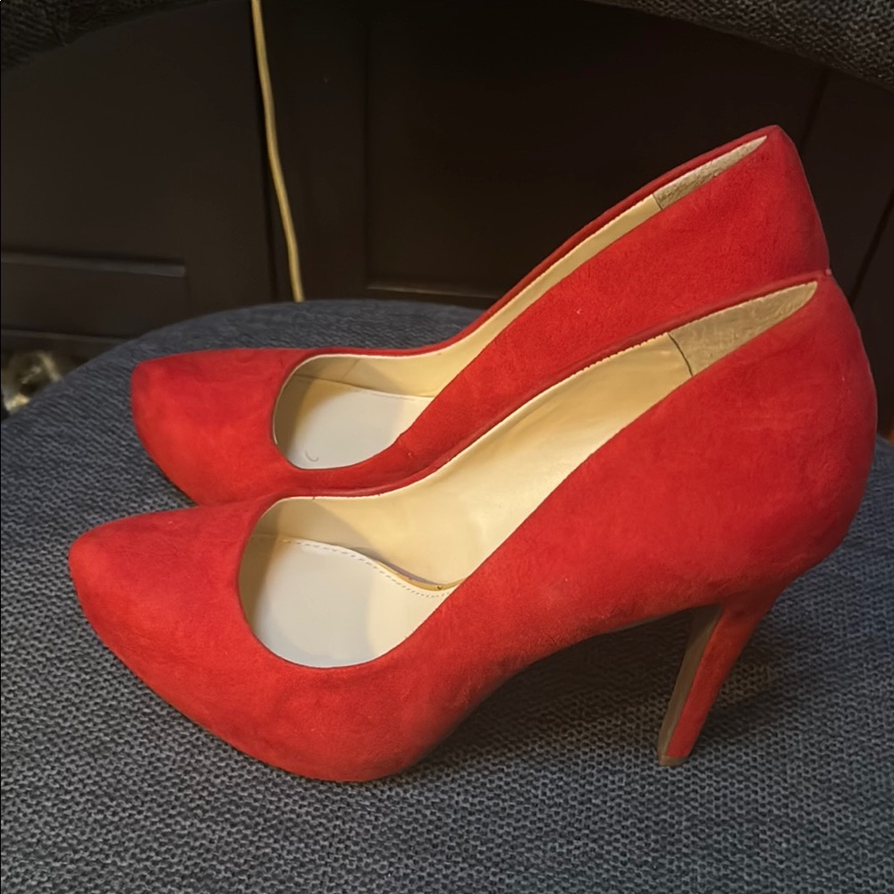 NWOB Jessica Simpson Bold Red Heels- size 7 - Picture 2 of 7